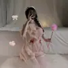 Charla Nocturna Privada Lencería Sexy Transparente Pecho Pequeño Traje Pasión Tentación Deseo Puro Pijama para Dama Traje Uniforme