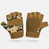 Guantes de ciclismo para exteriores, soft shell, estilo militar, entrenamiento de combate de las fuerzas especiales SEAL, anticorte, pantalla táctil de dedo completo
