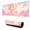 Mouse Pad Gamer Estilo Anime Extra Grande com Borda Travada Meninos E-Sports Gaming Computador Pad de Teclado Grande Espessado Antiderrapante