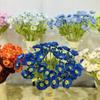 Ramo de flores de amapola para sala de estar, mesa, flores de seda, decoración floral artificial, arreglo floral