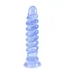 Tapón anal de espiral 5-7cm grande, mediano y pequeño látigo anal camarada masculino gay dispositivo de masturbación de la corte trasera dilatador anal tira anal de PVC suave