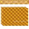 WX440 Papel Copiador Xadrez de Outono 17g Papel de Embalagem à Prova de Umidade para Doces de Presente Papel Decorativo Xadrez Papel Casca de Pera