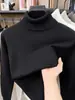 Suéter de punto de invierno estilo Old Money con cuello alto, prenda interior para hombre, cuello alto, suéter interior antibacteriano, camiseta engrosada, ropa para hombre
