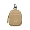 Bolsita de llaves con gancho portátil para exteriores, bolsa multifuncional para ciclismo, mini bolsa de almacenamiento para monedas y auriculares