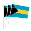 Spot transfronterizo 14 x 21 20 x 28cm Bandera de Bahamas saludando a mano No. 7 No. Bandera nacional de 8 banderas de poliéster con mástil