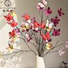 Flor Artificial 7 Borboletas, Borboletas Coloridas, Galhos de Flores Imortais, Decoração de Flores, Floricultura, Materiais de Arte para Flores, Enfeites para Casa