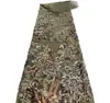 Tela de Bordado de Malla con Lentejuelas y Tubo de Perlas del Fabricante en Stock, Tela para Vestido de Baile de Escenario, Disponible en Múltiples Colores