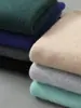 Suéter Masculino de Cashmere com Gola Redonda Amigo da Pele Outono e Inverno Casual de Negócios Suéter Base Lã Tricô Australiano Gola Redonda Não