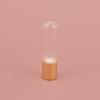 Óleo medicinal 5ml vidro óleo essencial bola garrafa vazia tampa de alumínio rosa transparente perfume pequena garrafa de vidro vazio atacado