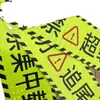 Área ciega de visión no acercarse pegatinas reflectantes camiones grandes pegatinas de camión advertencia nocturna pegatinas de coche creativas personalizadas
