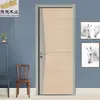 Estilo Moderno Blanco Óleo Mixto Madera Maciza Compuesta Pintura Interior Set Puerta Fabricante de Nanjing Personalizado Según Planos