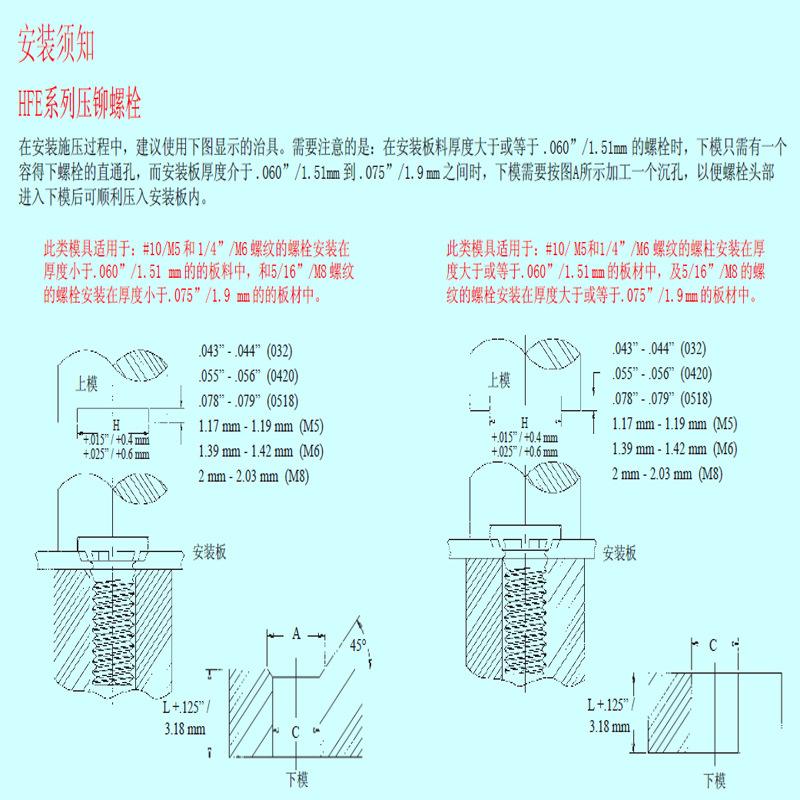 HFE压铆螺钉1