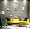 Decoração criativa de sala de estar DIY da primavera de 2016 relógio de parede para fundo de sofá personalidade adesivos de parede para TV relógio de horas