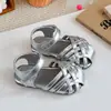 Sandalias Cerradas de Niña Estilo Coreano 2026 Nuevo Verano Sandalias Romanas Huecas Tipo Jaula de Cerdo Zapatos de Princesa para Niños