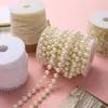 Corrente de Pérolas Imitação ABS Corrente para Vestido de Noiva Acessórios Feitos à Mão DIY Acessórios de Cabelo Materiais Acessórios de DIY com Contas Pacote de Materiais
