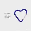 Hebilla de aleación de aluminio en forma de corazón para montañismo No.5 color corazón de durazno hebilla de liberación rápida accesorios para joyería equipaje ropa juguetes