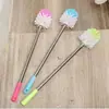 Cepillo para inodoro de acero inoxidable creativo con mango largo, cepillo limpiador de inodoros para baño, removedor de manchas sin ángulo muerto, cepillo de limpieza para baño, cepillo para inodoros