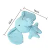 Juguetes para Perros Mascotas Transfronterizos, Elefantito Azul, Patito Amarillo, Juguetes para Perros con Sonido, Suministros para Mascotas Resistentes a la Mordida, Juguetes de Peluche