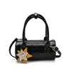 Elegante y con estilo bolso de mano pequeño para mujer, nuevo bolso cruzado versátil de moda 2026, exquisito bolso cilíndrico de mano, bolso tote pequeño