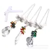 Joyería Temática de Animales, Bolas de Luz Decorativas, Colgantes de Ángeles, Ángeles Abeja, Colgantes de Cristal de Calavera en Forma de Corazón, Suministro Transfronterizo