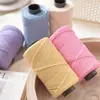 Fio de Algodão Oco 2mm Bolsa de Crochê DIY 150g Agulha de Crochê de Espessura Média Bolsa de Tricô Feita à Mão Chapéu Fio de Trama Redonda Fio Pérola Fio de Lã