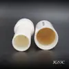Tubo de batom redondo Fabricante de tubo de batom Fornecimento direto Tampa de rosca de plástico branco Batom Tubo vazio Material de embalagem