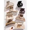 Pinza para el Cabello Extra Grande para Mujer 2025 Nuevo Estilo Pinza para el Cabello para la Parte Trasera de la Cabeza Pinza para el Cabello de Otoño e Invierno Pinza de Tiburón Pinza para el Cabello Tocado