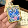 Gran Venta Tíbet Nepal Puro Pintado a Mano Thangka Vajra Mahakala Núcleo de Tarjeta 4*5