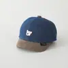 Bonés de Beisebol para Bebê Menino Estilo Japonês e Coreano no Atacado, Bonés de Beisebol Infantis com Desenho de Cachorro para Uso ao Ar Livre, Chapéus de Sol Super Fofos para Meninas Novo Estilo