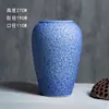 Vaso de Cerâmica Holly Salgueiro da Neve Salgueiro Prateado Diâmetro Grande Planta Verde Simples Mesa de Jantar Ajuste de Água Arranjo de Flores Enfeites