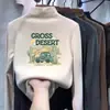 Camiseta de manga larga de forro polar para niño, nuevo estilo otoño e invierno 2026, camiseta interior de cuello redondo para niños con estampado de dibujos animados, camiseta interior para niño