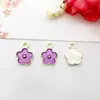 Venta Caliente Transfronteriza Aleación Esmalte Flor Colorida Girasol DIY Accesorios para Joyería Collar Pendientes Llavero Colgante