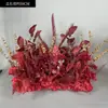 Novo Suporte de Chão para Flores de Casamento 50cm Flores Realistas Decoração de Casamento Arranjo de Flores Palco T Flores para Corredor Flores Artificiais de Casamento
