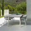 Silla de ratán moderna minimalista para patio exterior, proyecto de balcón, silla de ratán impermeable y resistente al sol, sofá de respaldo exterior