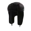 Chapéu Lei Feng de Inverno com Logo Personalizado para Mulheres, Chapéu Quente à Prova de Frio para Ciclismo ao Ar Livre com Proteção para as Orelhas, Forrado com Lã e Espessado, Venda por Atacado
