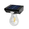 Luces solares de exterior para decoración de jardines de villas, luces de pared controladas por sensor y por luz, farolas solares de tungsteno para patios