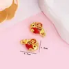 Acessórios para Joias Artesanais DIY Pingente de Carpa da Sorte Charme Estilo Chinês Liga Esmalte Pulseira Colar Acessórios