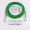 Varal de aço inoxidável para exterior corda de arame de aço para secar roupas varal de arame de aço revestido de plástico espesso para secar colchas ao ar livre atacado