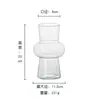 Fenton Middle Linterna Antigua Jarrón de Cristal Alto Valor de Belleza Decoración de Escritorio para Sala de Estar Adornos Ins Simple Jarrón Hidropónico