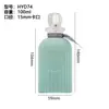 Processamento e Personalização de Frasco de Perfume Flocado 100ml Frasco Pequeno Transparente para Recarga de Perfume Frasco de Vidro Frasco Vazio Tampa de Perfume Flocado