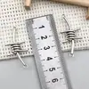 Accesorios de Joyería DIY de Aleación de Espina con Forma de Corazón Plateado de Xizang Transfronterizos Collares Hechos a Mano Pendientes Colgantes Llaveros Dijes