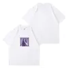 2025 Jisoo Turnê Asiática Concert Lightsloveaction Periféricos Jisoo Mesmo Estilo Roupas Camiseta de Manga Curta