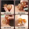 Peine Masajeador de Pulpo Masajeador de Cabeza de Pulpo Peine de Terapia de Puntos de Acupuntura de Meridianos del Cuero Cabelludo Peine Portátil de Dientes Anchos Gua Sha
