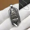 Colgante de Guanyin de Mil Manos para Hombres y Mujeres, Collar de Buda del Año de Nacimiento del Signo Zodiacal Rata, Amuleto de Buda Estilo Chino Retro, Artesanía Exquisita, Colgante Original