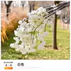 Ramas de Cerezo Artificiales Árbol de Cerezo Boda Pared Decoración de Interiores Sala de Estar Dormitorio Techo Colgante Flores Artificiales Paisajismo