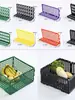 Barandales para Frutas de Supermercado, Estanterías para Exhibición de Verduras, Divisiones de Plástico, Bordes Antideslizantes, Barreras para Frutas y Verduras Frescas