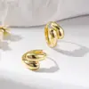 Pendientes Dorado Glow Venta Caliente Transfronteriza Amazon Nuevo Todo Cobre Hipoalergénicos Accesorios Diarios Pendientes Distintivos Japoneses y Coreanos