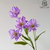 Flores Artificiais Fênix de Fogo Arranjo Floral de Chão para Casamento Buquê para Casa Enfeites de Alto Padrão Arte Floral para Fotos Flores de Seda