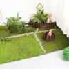 Alfombra de Bufanda Pérdida Guardería Césped Artificial Decoración de Enverdecimiento Ventana Acolchada Patio Balcón Paisajismo Interior