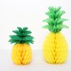 Fiesta en la Playa Hawaiana Linterna de Panal de Piña Decoraciones Creativas de Bola de Flor con Forma Piña de Papel de Panal Plegable